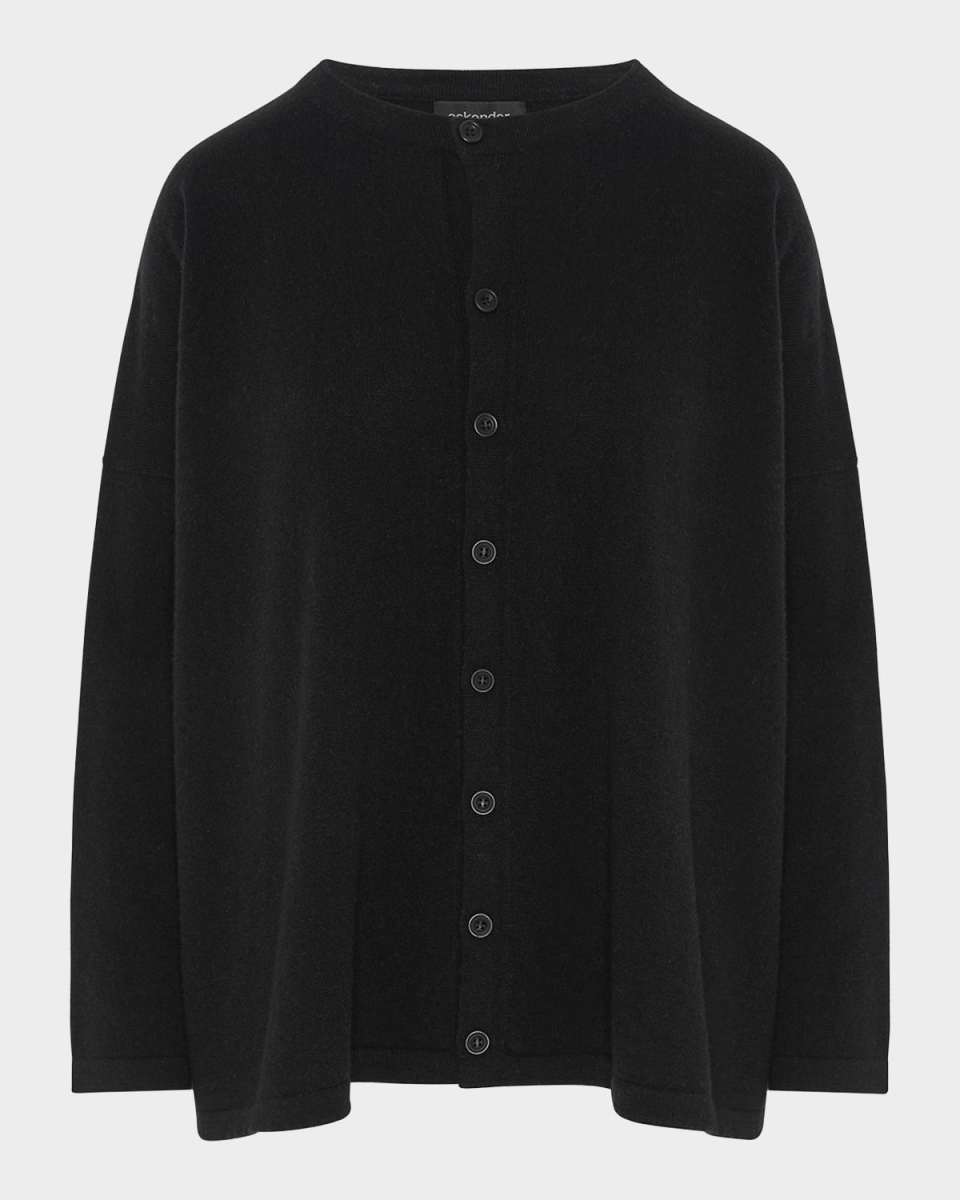 Slim-Sleeve Cashmere Cardigan